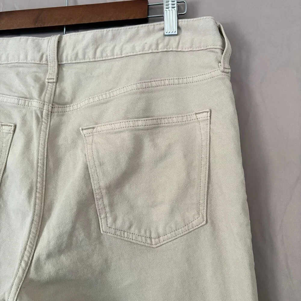 Old Navy Mens 5 Pocket Slim Light Khaki Built in Flex 34X30 Preppy Office Casual - Picture 9 of 12